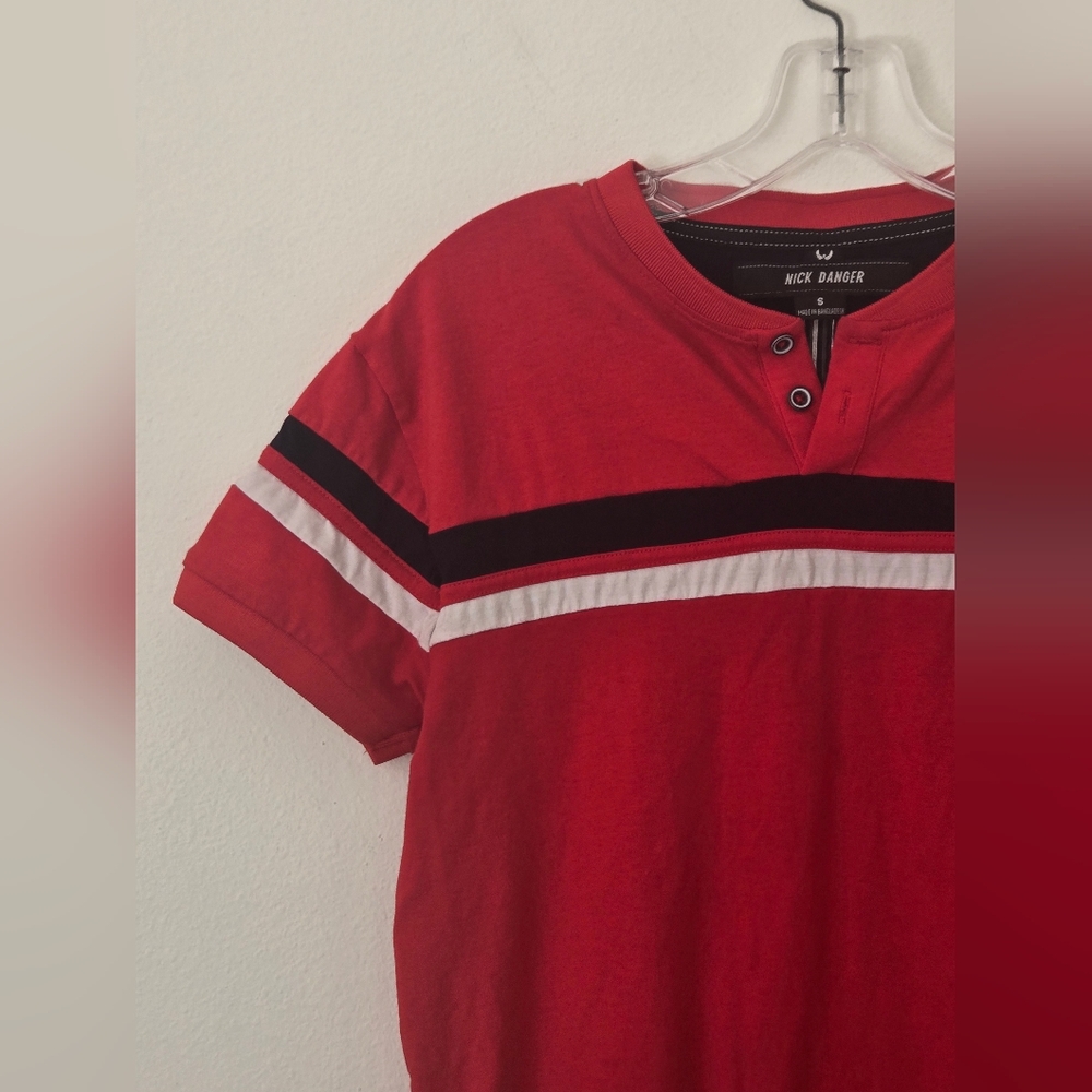 Red Men's Shirt - Picture 3 of 9